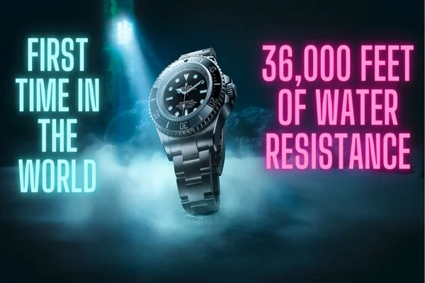 A Rolex Titanium Watch Has A Record-Breaking Water Resistance Of 36,000 Feet